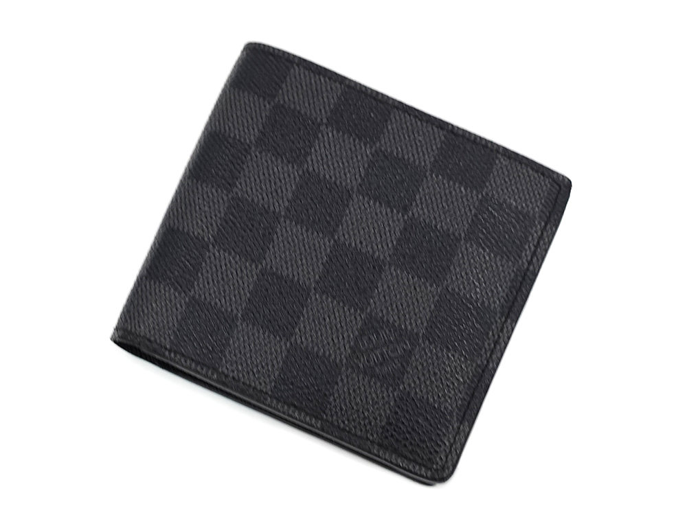 ルイヴィトン ダミエ グラフィット ポルトフォイユ・マルコ 財布 N62664 CA4039 上面