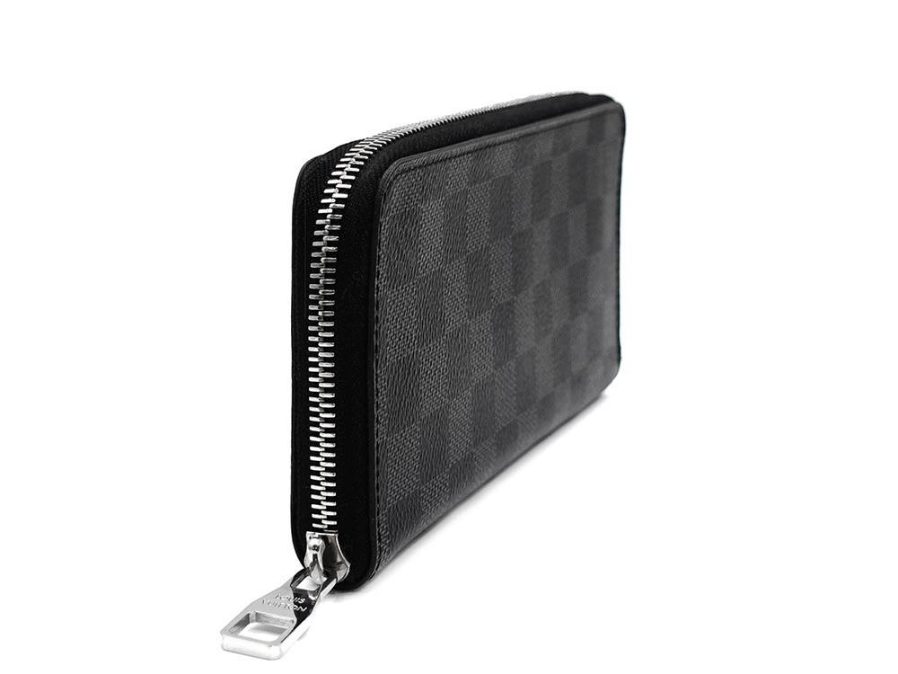 ルイヴィトン ダミエ グラフィット ジッピー・ウォレット・ヴェルティカル 長財布 N63095 CA4176 側面