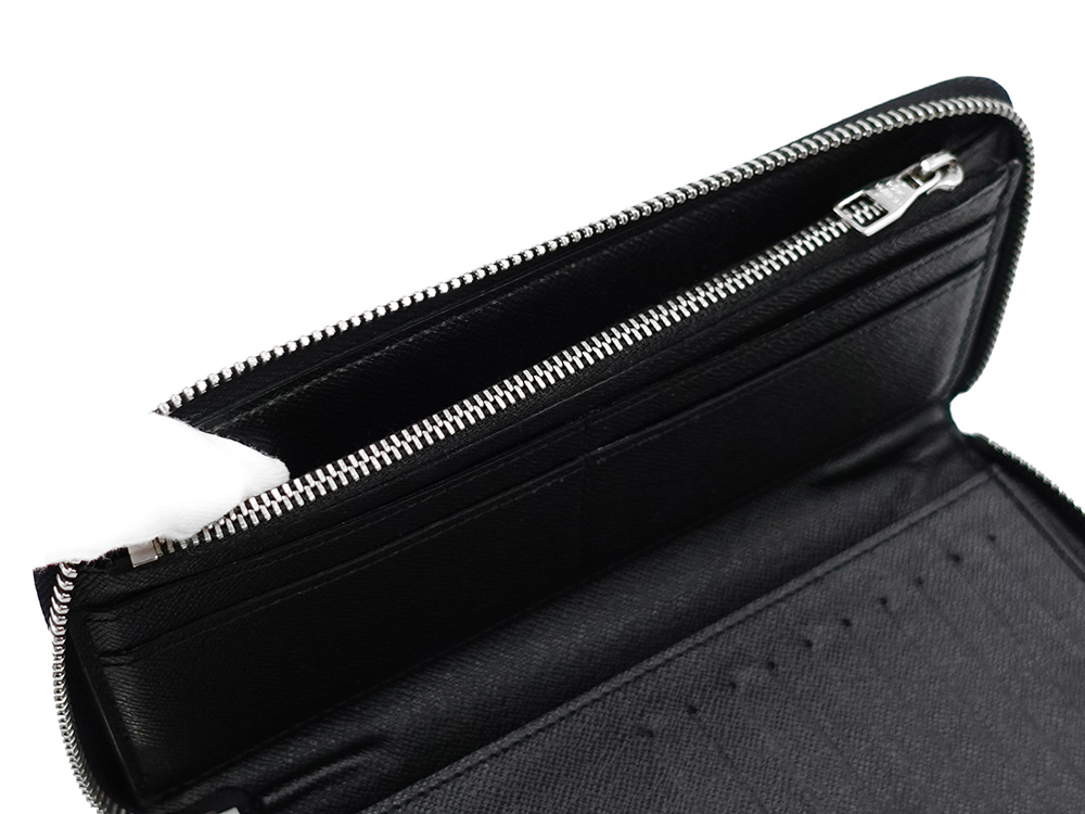 ルイヴィトン ダミエ グラフィット ジッピー・ウォレット・ヴェルティカル 長財布 N63095 CA4176 オープンポケット01