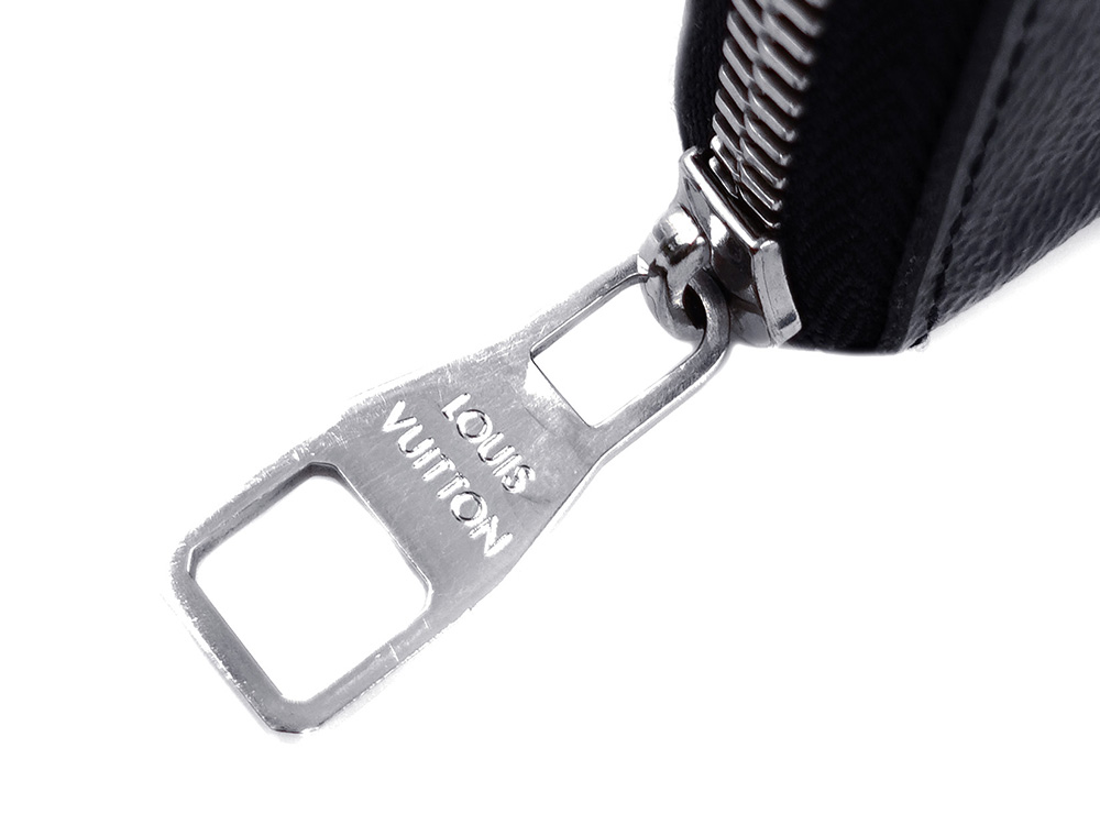 ルイヴィトン ダミエ グラフィット ジッピー・ウォレット・ヴェルティカル 長財布 N63095 CA4176 外側ダメージ