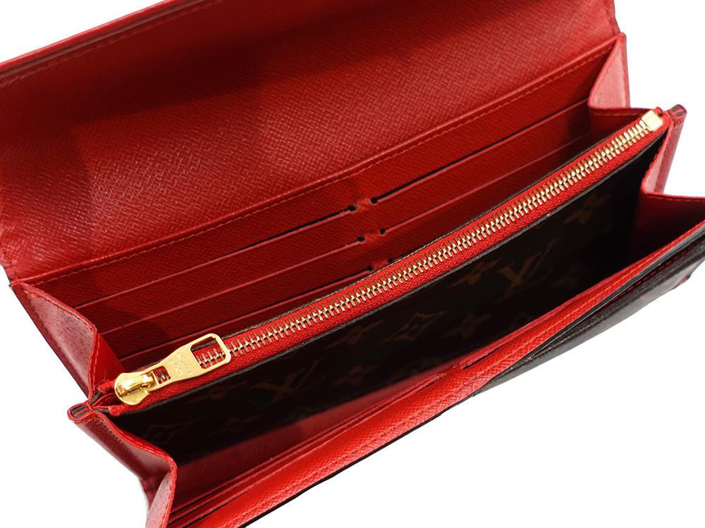 ルイヴィトン モノグラム ポルトフォイユ・サラ レティーロ 長財布 スリーズ M61184 RFID 内面