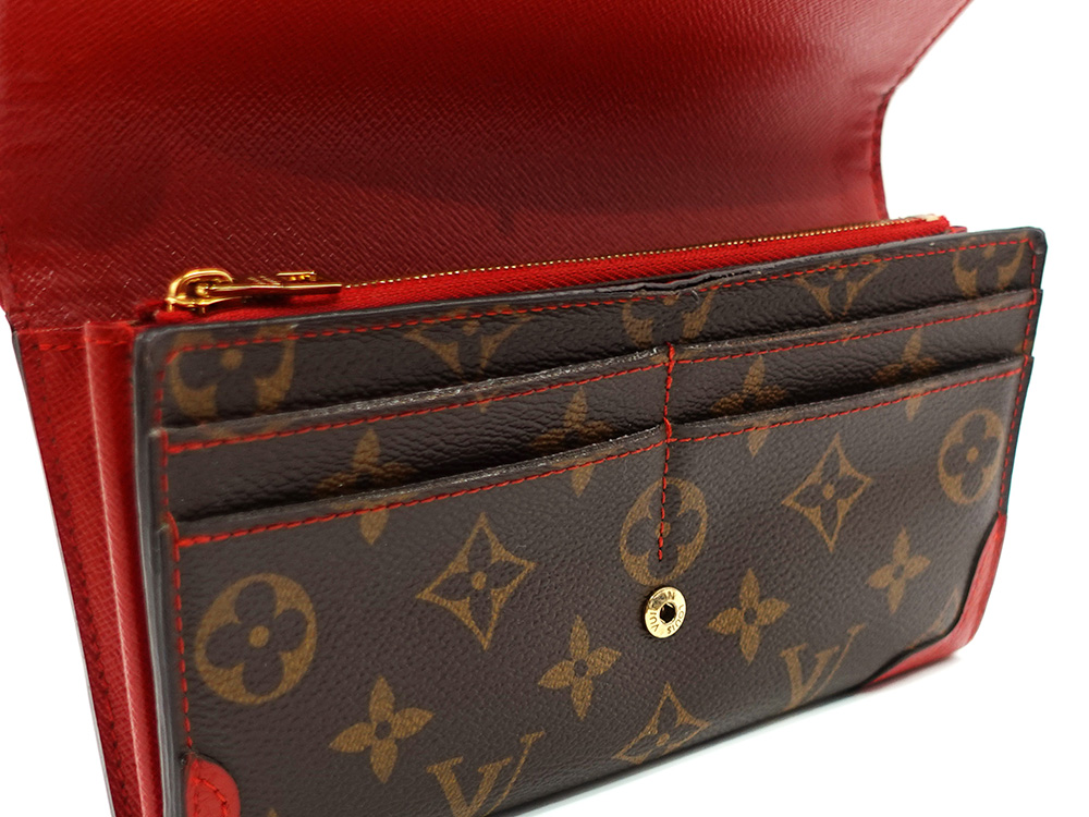 ルイヴィトン モノグラム ポルトフォイユ・サラ レティーロ 長財布 スリーズ M61184 RFID カード入れ03