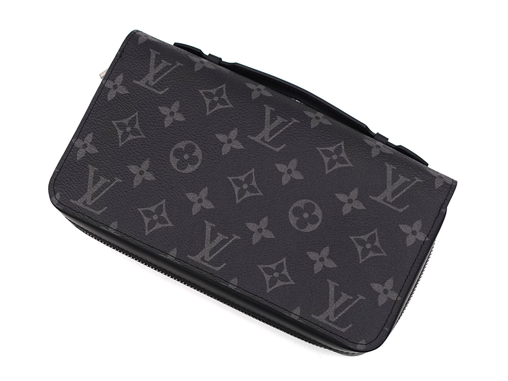 ルイヴィトン モノグラム・エクリプス ジッピーXL 長財布 M61698 CA3186 上面