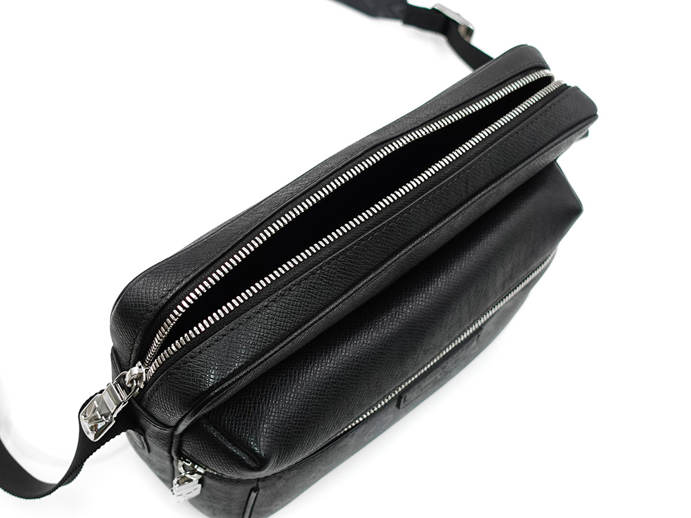 ルイヴィトン タイガラマ アウトドア・メッセンジャーPM ノワール M30233 RFID 開口部開