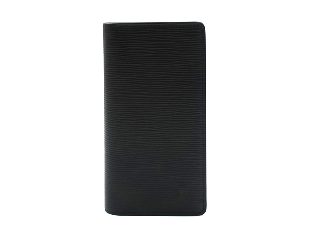 ルイヴィトン エピ ポルトフォイユ・ブラザ ノワール 長財布 M60622 RFID 正面