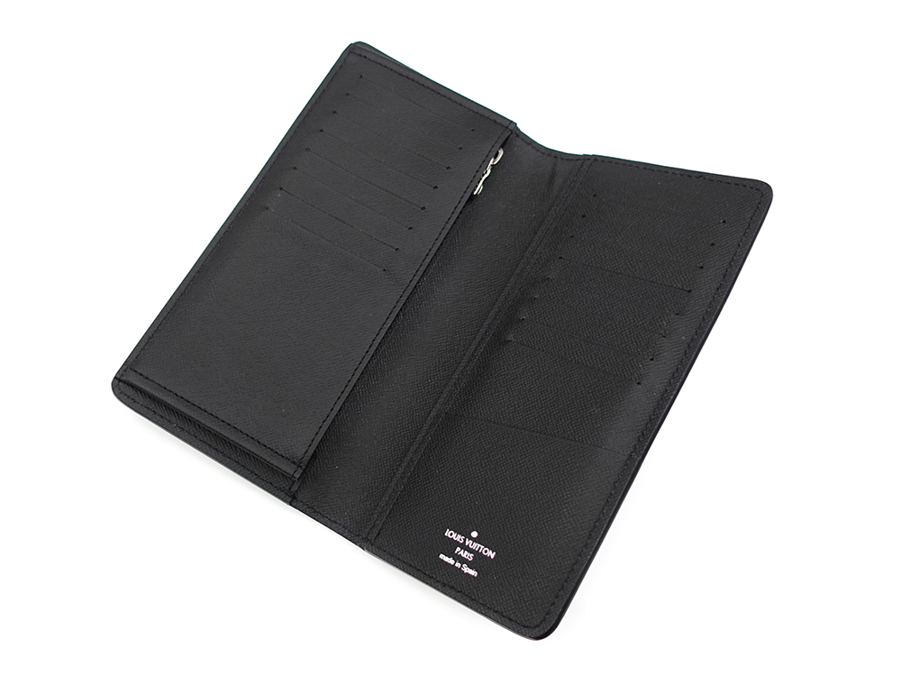 ルイヴィトン エピ ポルトフォイユ・ブラザ ノワール 長財布 M60622 RFID 上面開