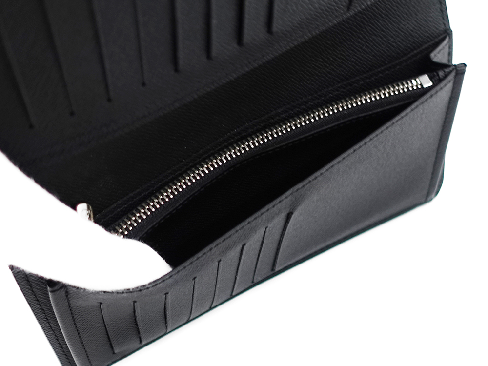 ルイヴィトン エピ ポルトフォイユ・ブラザ ノワール 長財布 M60622 RFID オープンポケット01