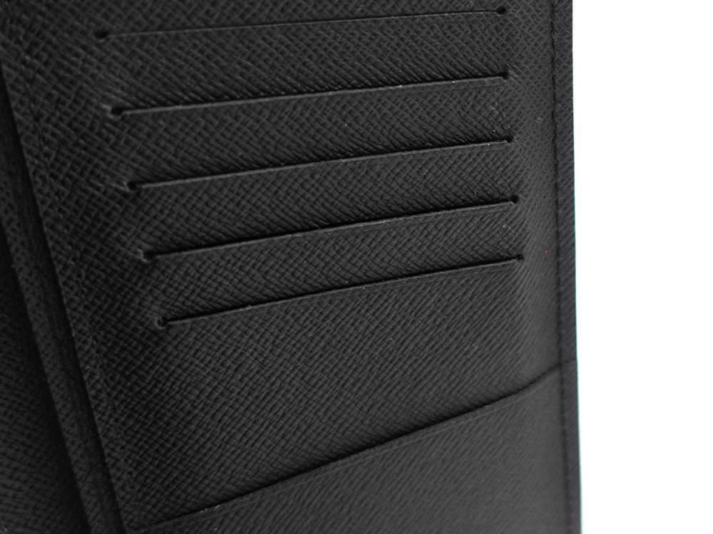 ルイヴィトン エピ ポルトフォイユ・ブラザ ノワール 長財布 M60622 RFID 内側ダメージ02