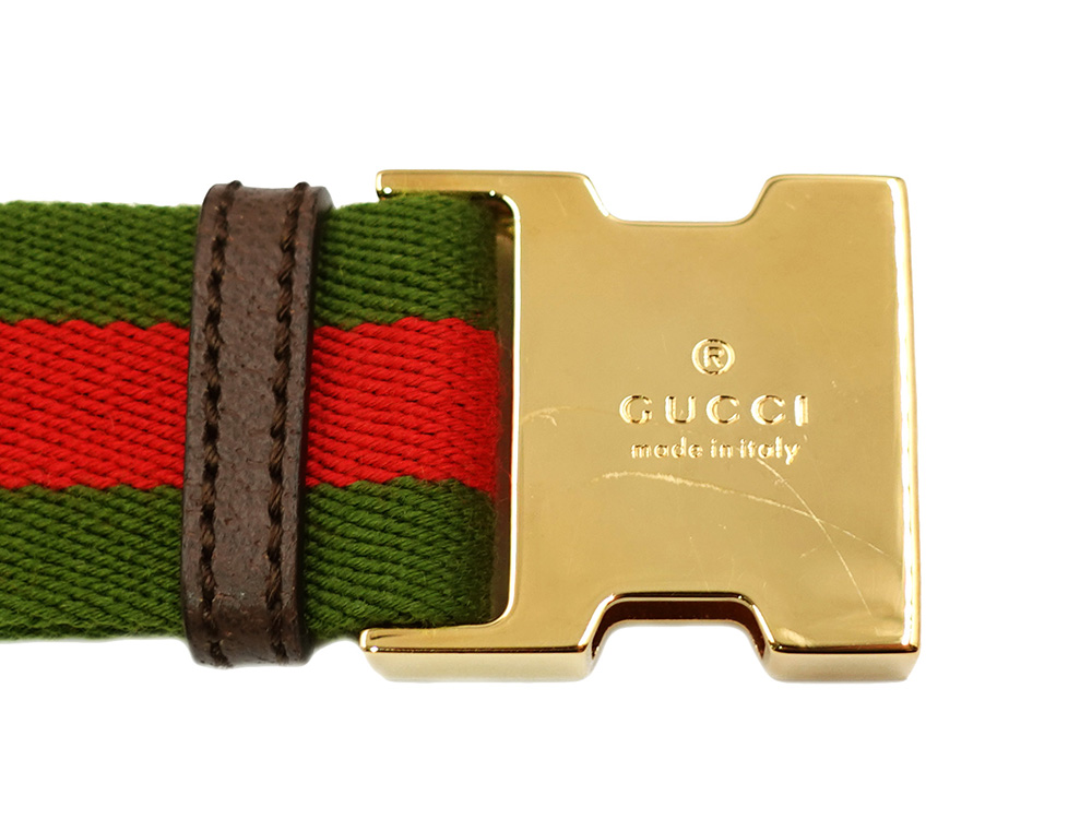 グッチ ジャンボGG ボディバッグ ベージュ×ブラウン 696031 ダメージ