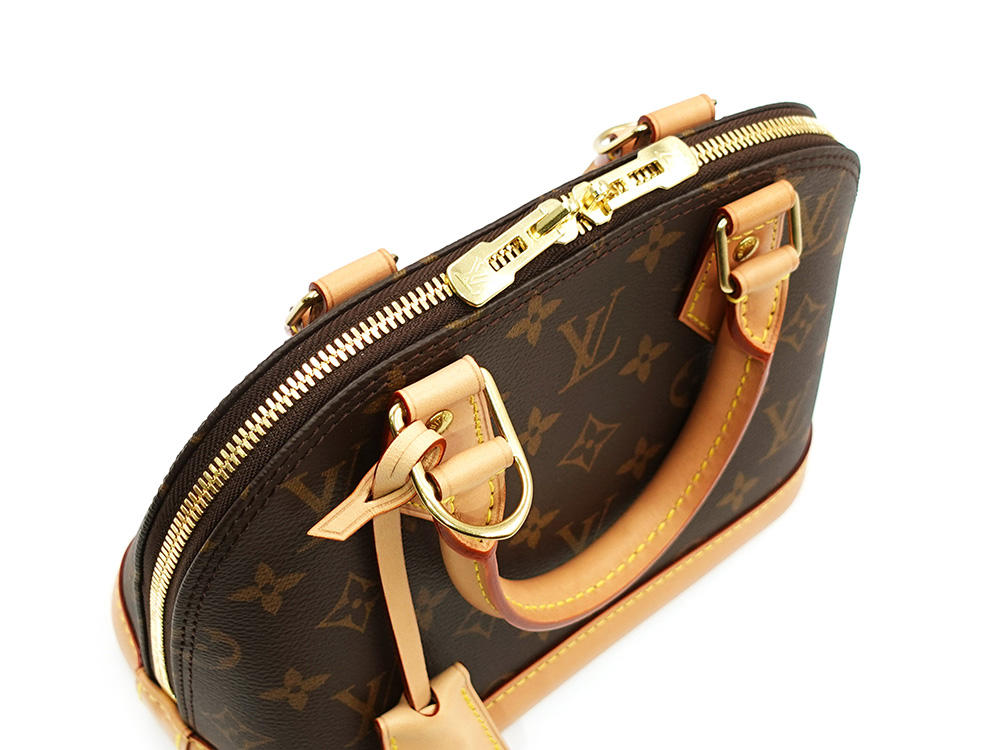 ルイヴィトン モノグラム アルマBB M53152 RFID 開口部閉