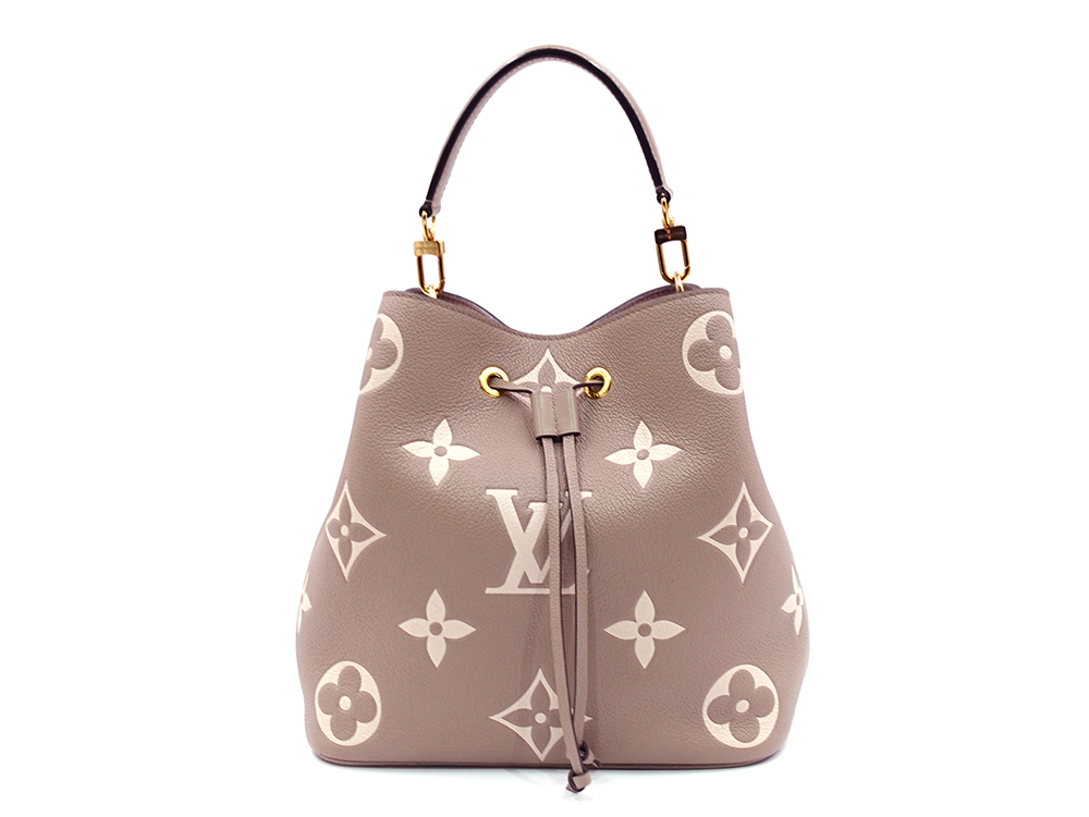 ルイヴィトン モノグラム・アンプラント ネオノエMM トゥルトレール クレーム M45555 RFID 正面01