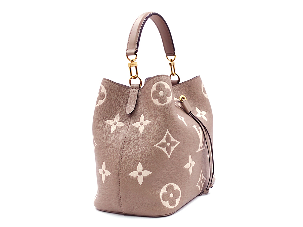 ルイヴィトン モノグラム・アンプラント ネオノエMM トゥルトレール クレーム M45555 RFID 側面01