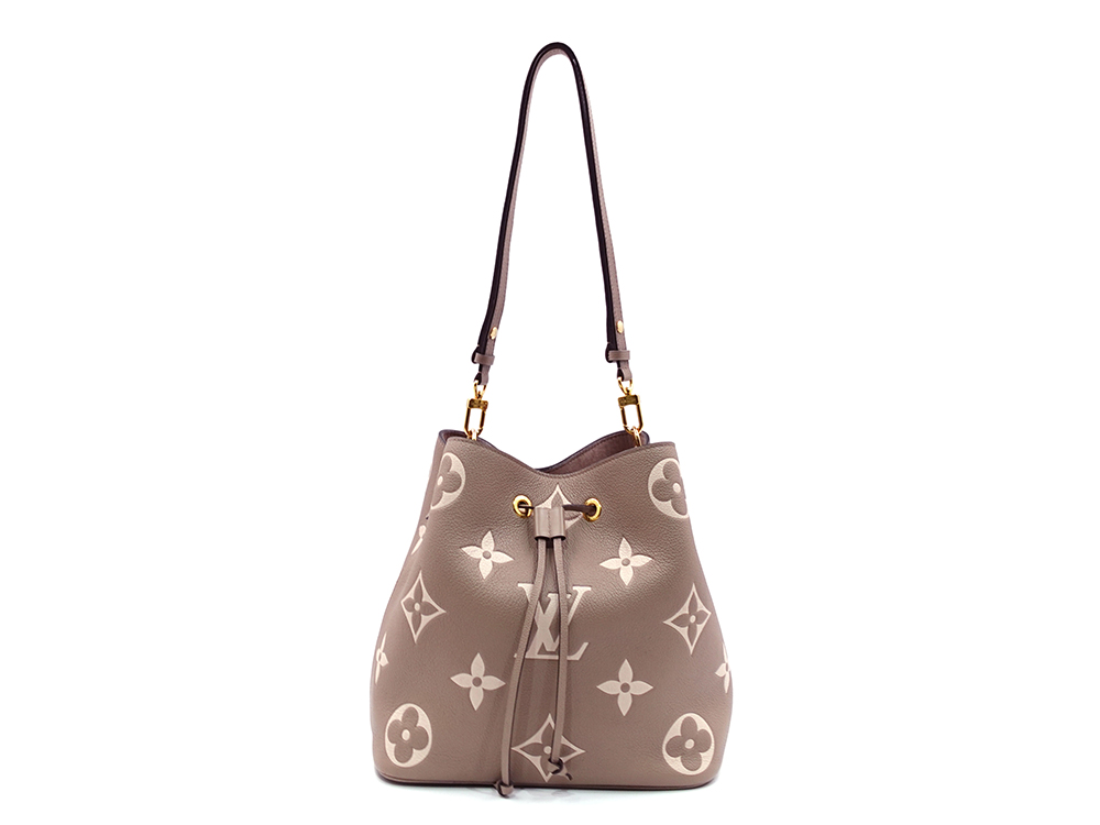 ルイヴィトン モノグラム・アンプラント ネオノエMM トゥルトレール クレーム M45555 RFID 正面02