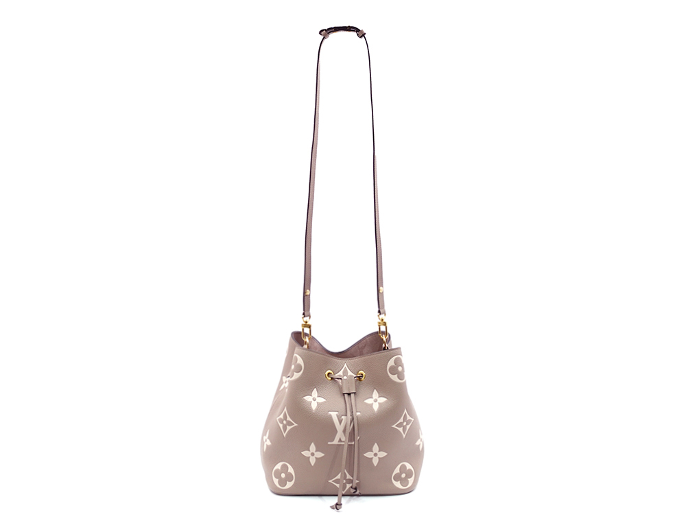 ルイヴィトン モノグラム・アンプラント ネオノエMM トゥルトレール クレーム M45555 RFID 正面03