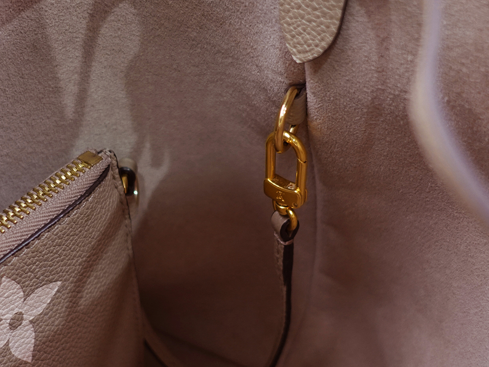 ルイヴィトン モノグラム・アンプラント ネオノエMM トゥルトレール クレーム M45555 RFID ポーチ有