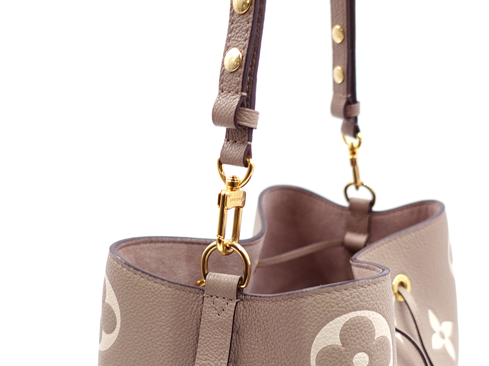 ルイヴィトン モノグラム・アンプラント ネオノエMM トゥルトレール クレーム M45555 RFID 金具03