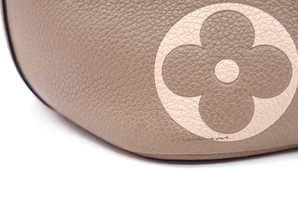 ルイヴィトン モノグラム・アンプラント ネオノエMM トゥルトレール クレーム M45555 RFID 外側ダメージ01