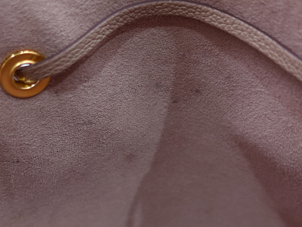 ルイヴィトン モノグラム・アンプラント ネオノエMM トゥルトレール クレーム M45555 RFID 内側ダメージ02