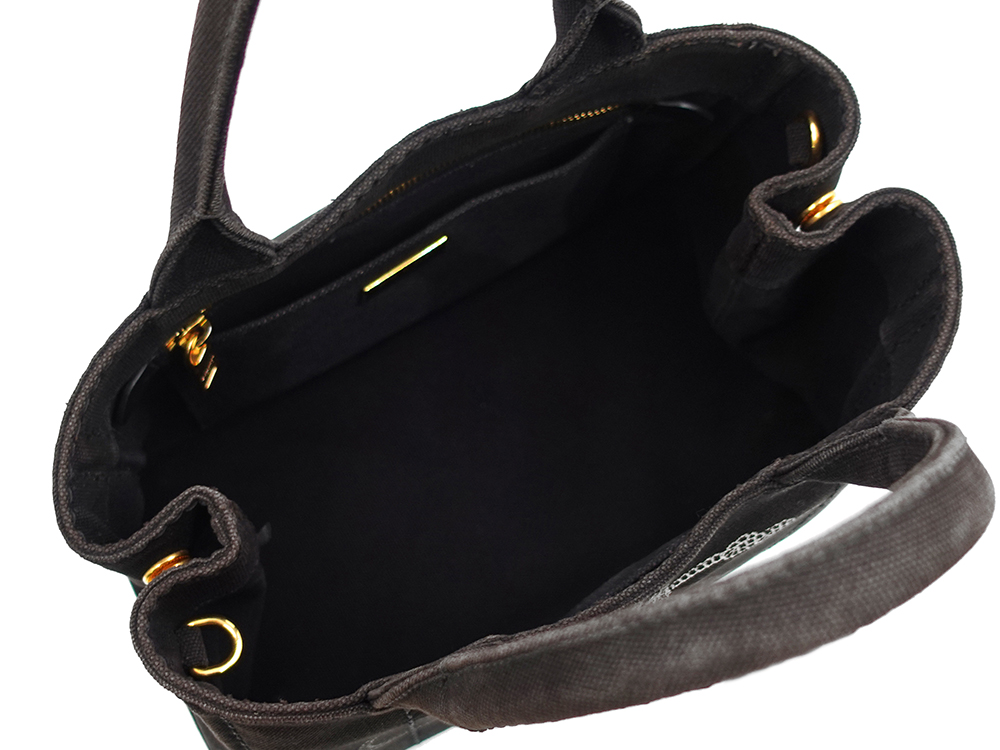 プラダ カナパ 2WAY トートバッグ ネロ 1BG439 内面01