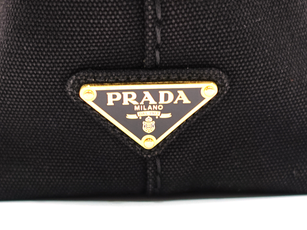プラダ カナパ 2WAY トートバッグ ネロ 1BG439 ロゴ