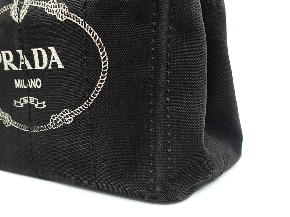プラダ カナパ 2WAY トートバッグ ネロ 1BG439 外側ダメージ05
