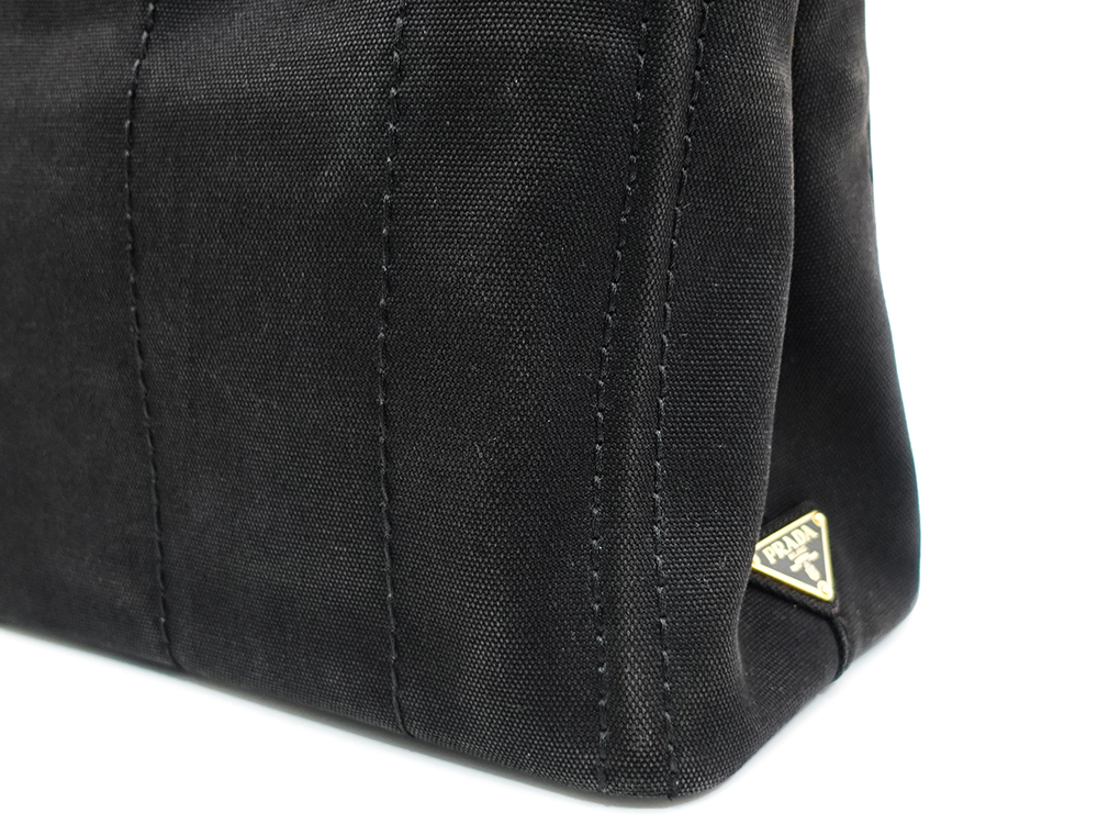 プラダ カナパ 2WAY トートバッグ ネロ 1BG439 外側ダメージ0