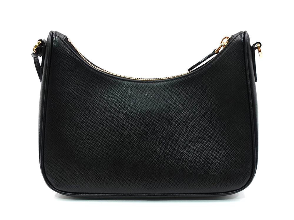 プラダ Re-Edition 2005 サフィアーノレザー バッグ ネロ 1BH204 背面03