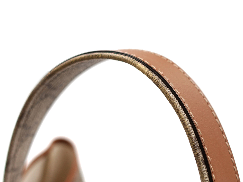 グッチ GGスプリーム シェリーライン トートバッグ ベージュ×ブラウン 211134 外側ダメージ02