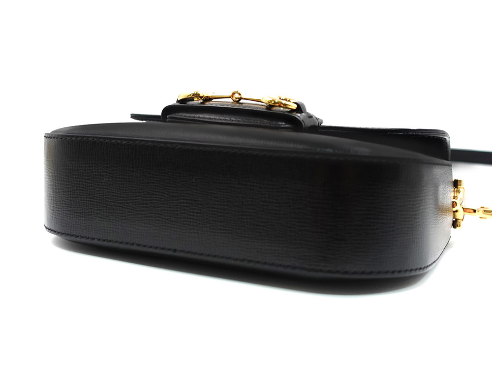 グッチ ホースビット1955 スモール ショルダーバッグ ブラック 658574 底面