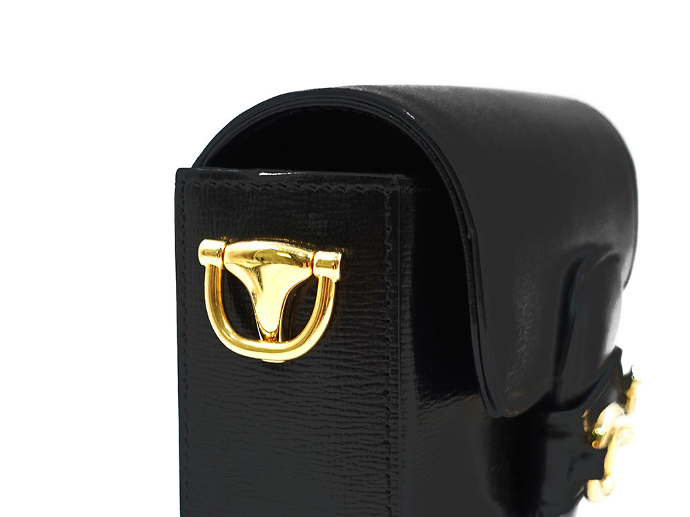 グッチ ホースビット1955 スモール ショルダーバッグ ブラック 658574 金具01