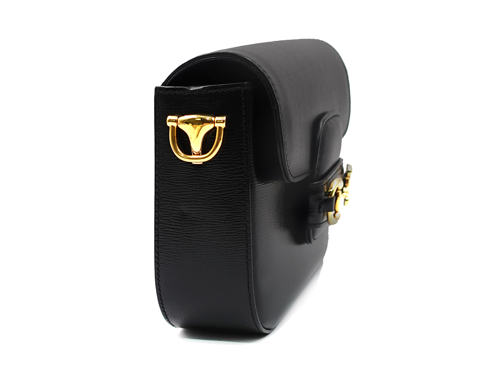 グッチ ホースビット1955 スモール ショルダーバッグ ブラック 658574 側面03