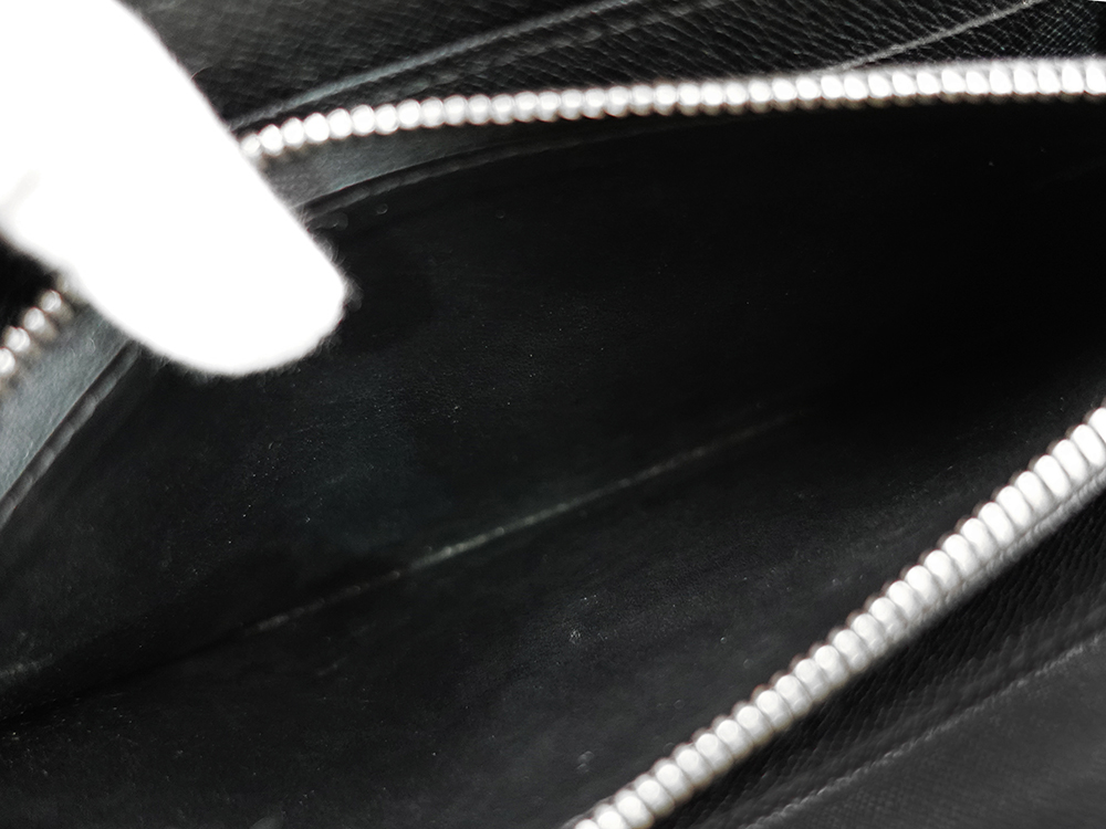 ルイヴィトン ダミエ グラフィット ジッピー・オーガナイザー 長財布 N63077 CA4144 内側ダメージ03