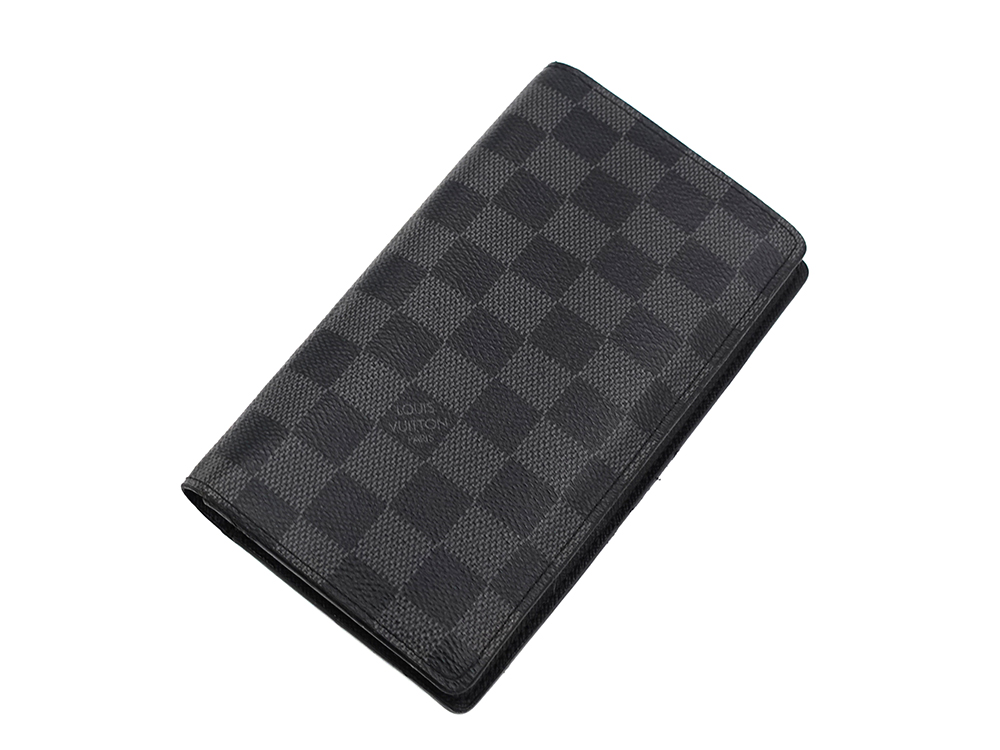 ルイヴィトン ダミエ グラフィット ポルトフォイユ・ブラザ 長財布 N62665 CA2138 上面