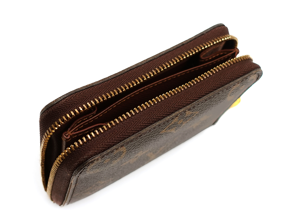 ルイヴィトン モノグラム ジッピー・コインパース コインケース M60067 SN4102 開口部開