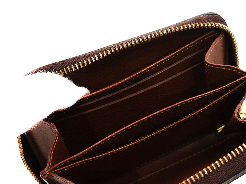 ルイヴィトン モノグラム ジッピー・コインパース コインケース M60067 SN4102 オープンポケット01