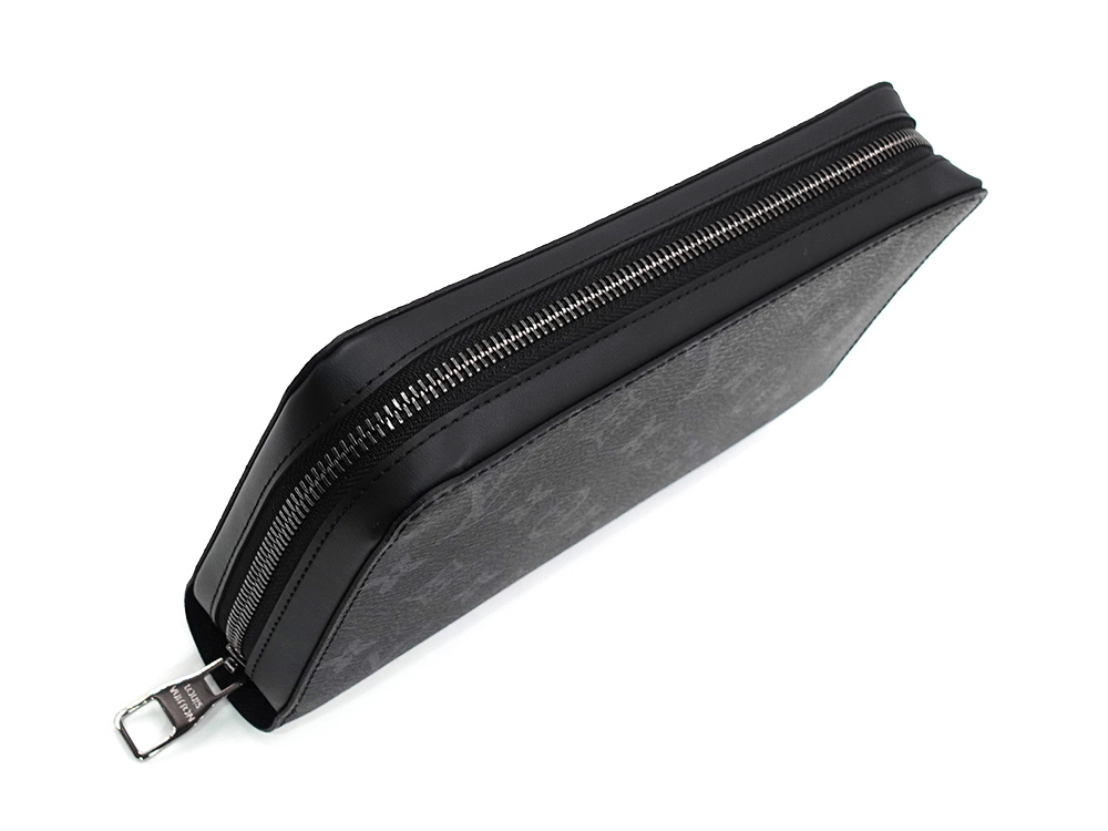 ルイヴィトン モノグラム・エクリプス ジッピーXL 長財布 M61698 CA0230 開口部閉