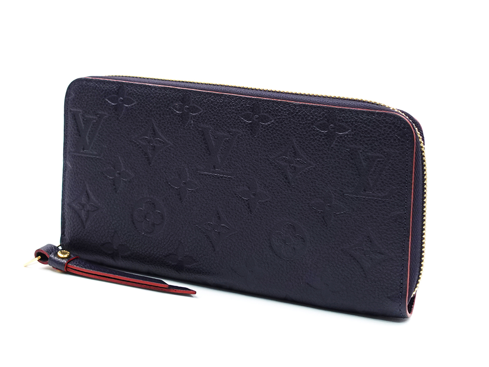 ルイヴィトン モノグラム・アンプラント ジッピー･ウォレット マリーヌルージュ 長財布 M62121 SP1110