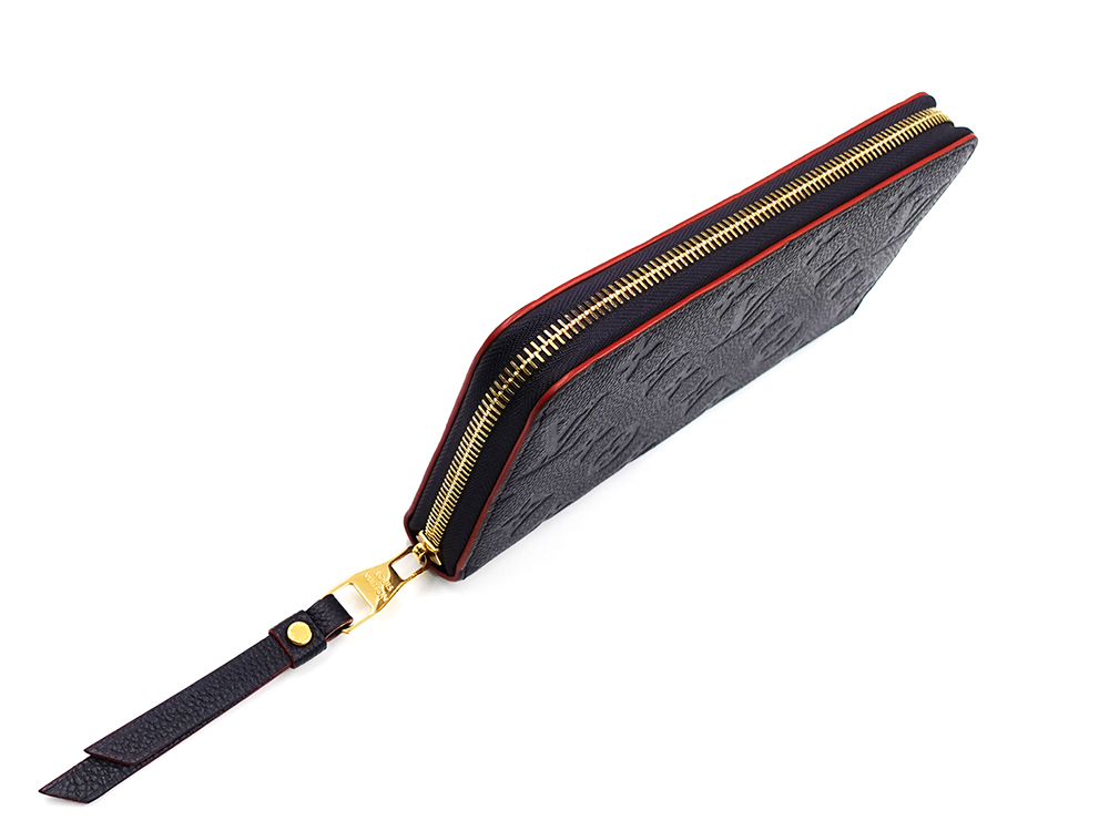 ルイヴィトン モノグラム・アンプラント ジッピー・ウォレット マリーヌルージュ 長財布 M62121 SP1110 開口部閉