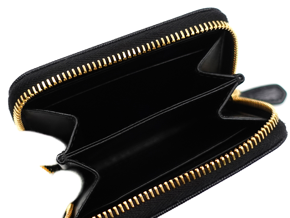 プラダ ヴィッテロ コインケース ネロ 1MM268 内面