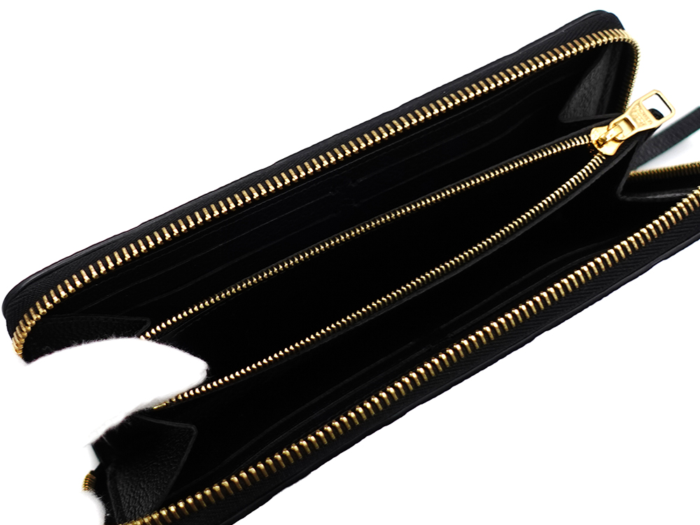 ルイヴィトン モノグラム・アンプラント ポルトフォイユ・クレマンス 長財布 M60171 RFID 小銭入れ