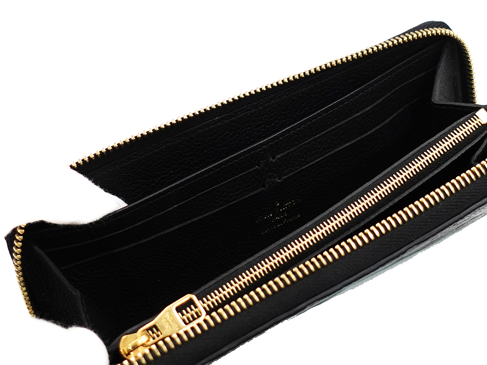 ルイヴィトン モノグラム・アンプラント ポルトフォイユ・クレマンス 長財布 M60171 RFID オープンポケット01