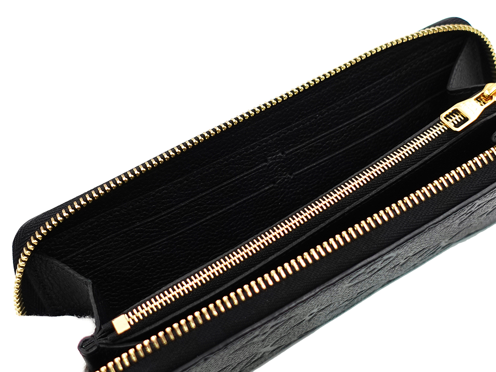 ルイヴィトン モノグラム・アンプラント ポルトフォイユ・クレマンス 長財布 M60171 RFID カード入れ02