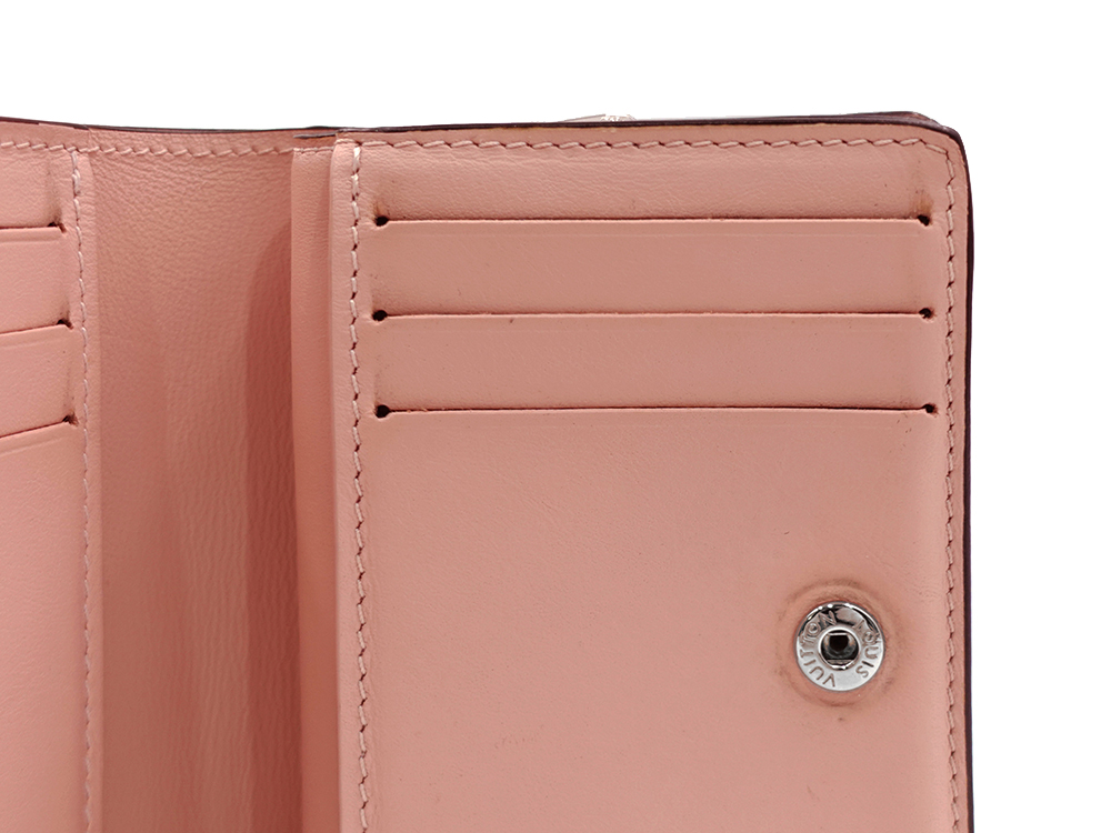 ルイヴィトン モノグラム・マヒナ ポルトフォイユ・クレア ブロン 財布 M80554 RFID カード入れ02