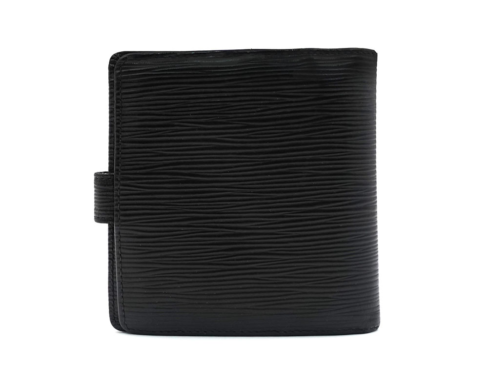 ルイヴィトン エピ ポルト・ビエ コンパクト クリールブラック 財布 M63552 MI1022 背面